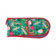 Double Oven Mitt | Deck The Palms | Cotton